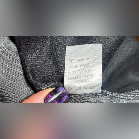 Ming Wang 0X Colorblock Knit Jacket Black Gray 3/4 Sleeve Open Front - Picture 5 of 7